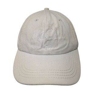 McCall Idaho Strapback Hat Cream One Size Adjustable Embroidered Polar